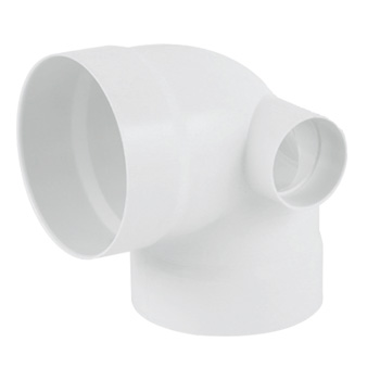 CODO PVC SANITARIO CEMENTAR 90°X 4" SALIDA LATERAL 2"